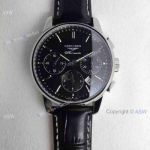 Swiss Knockoff Longines Automatic Watch Black Dial